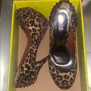 Charlotte Russe Jenna Style Animal Print Pumps